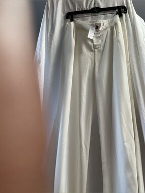 Stella Laguna Beach Cream Palazzo Pants Wide Flowy